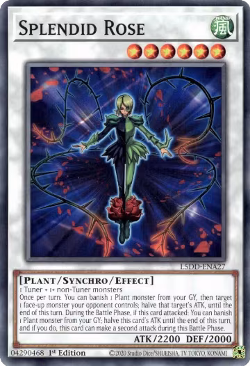 Splendid Rose (L5DD-ENA27), Legendary 5D's Decks — Yu-Gi-Oh! card price