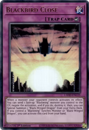 Blackbird Close (L5DD-ENC25), Legendary 5D's Decks — Yu-Gi-Oh! card price