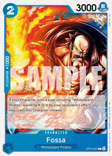Fossa (OP13-047), Carrying On His Will: 3rd Anniversary Tournament Cards — One Piece card price