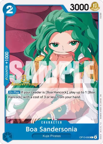 Boa Sandersonia (OP13-050), Carrying On His Will: 3rd Anniversary Tournament Cards — One Piece card price