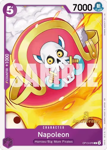 Napoleon (OP13-070), Carrying On His Will: 3rd Anniversary Tournament Cards — One Piece card price