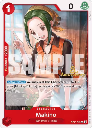 Makino (OP13-015), Carrying On His Will: 3rd Anniversary Tournament Cards — One Piece card price