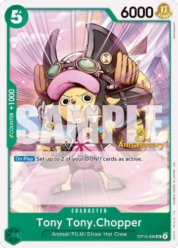 Tony Tony.Chopper (OP13-030), Carrying On His Will: 3rd Anniversary Tournament Cards — One Piece card price