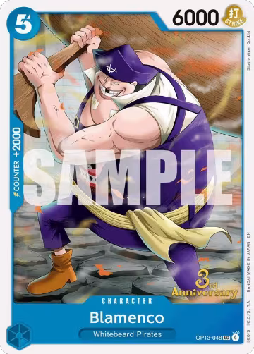Blamenco (OP13-048), Carrying On His Will: 3rd Anniversary Tournament Cards — One Piece card price