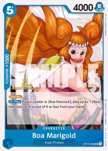 Boa Marigold (OP13-052), Carrying On His Will: 3rd Anniversary Tournament Cards — One Piece card price