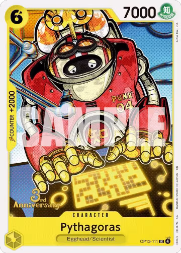 Pythagoras (OP13-111), Carrying On His Will: 3rd Anniversary Tournament Cards — One Piece card price
