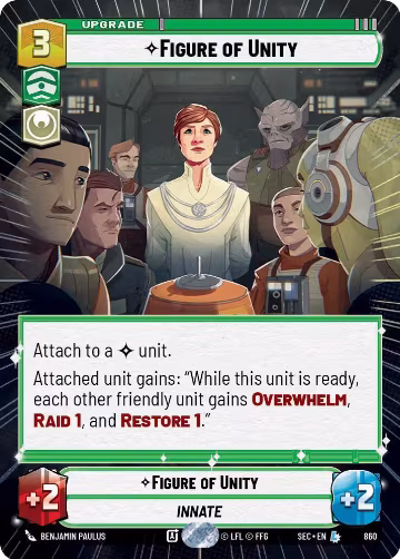 Figure of Unity (Hyperspace Foil) (860), Secrets of Power — Star Wars card price