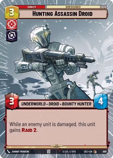 Hunting Assassin Droid (Hyperspace Foil) (890), Secrets of Power — Star Wars card price