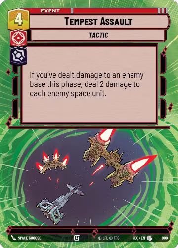 Tempest Assault (Hyperspace Foil) (900), Secrets of Power — Star Wars card price