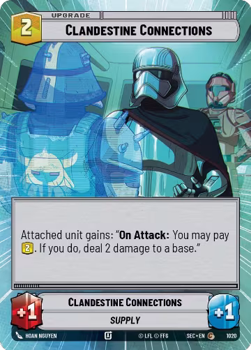 Clandestine Connections (Hyperspace Foil) (1020), Secrets of Power — Star Wars card price