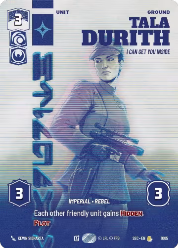 Tala Durith - I Can Get You Inside (Prestige) (1065), Secrets of Power — Star Wars card price