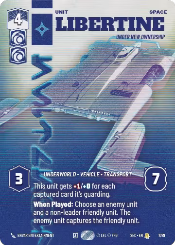 Libertine - Under New Ownership (Prestige) (1079), Secrets of Power — Star Wars card price