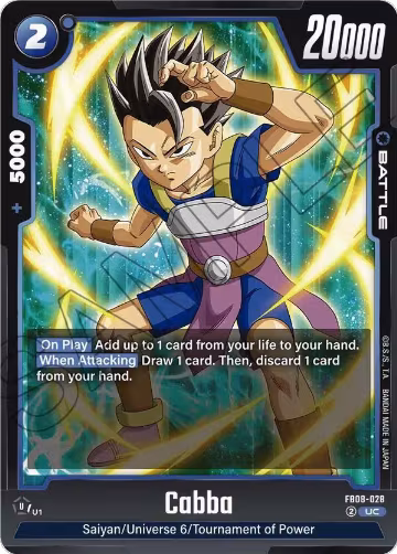 Cabba - FB08-028 (FB08-028), Saiyan's Pride — DB Fusion card price