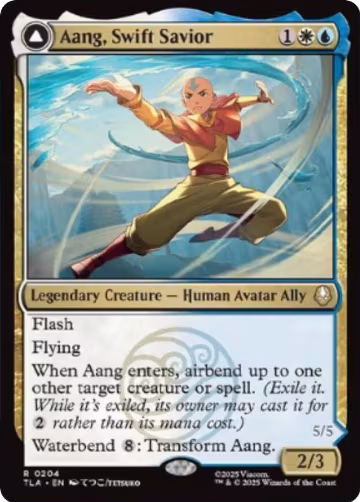 Aang, Swift Savior (204), Avatar: The Last Airbender — Magic card price