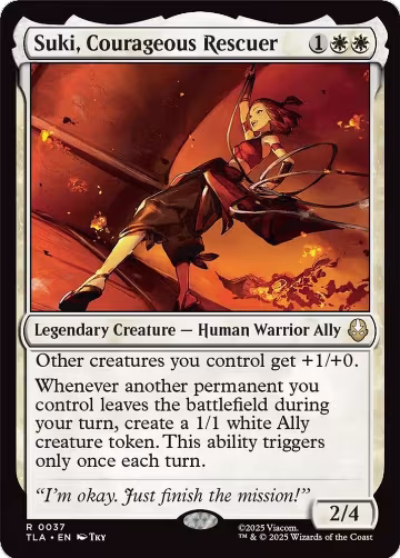 Suki, Courageous Rescuer (37), Avatar: The Last Airbender — Magic card price
