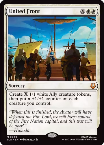 United Front (39), Avatar: The Last Airbender — Magic card price