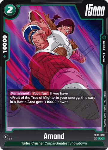 Amond (FB08-050), Saiyan's Pride — DB Fusion card price