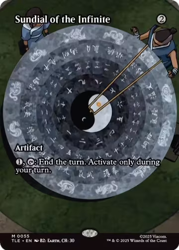 Sundial of the Infinite (Borderless) (55), Avatar: The Last Airbender: Eternal-Legal — Magic card price