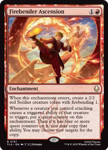 Firebender Ascension (137), Avatar: The Last Airbender — Magic card price