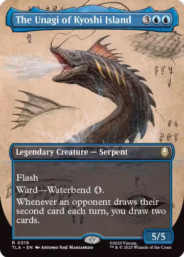 The Unagi of Kyoshi Island (Borderless) (319), Avatar: The Last Airbender — Magic card price