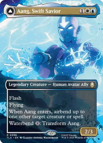 Aang, Swift Savior (0298) (Borderless) (298), Avatar: The Last Airbender — Magic card price