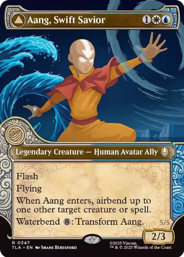 Aang, Swift Savior (Showcase) (347), Avatar: The Last Airbender — Magic card price