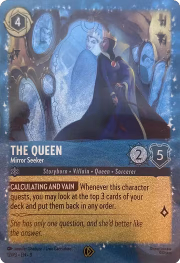 The Queen - Mirror Seeker (12), Disney Lorcana Promo Cards — Lorcana card price