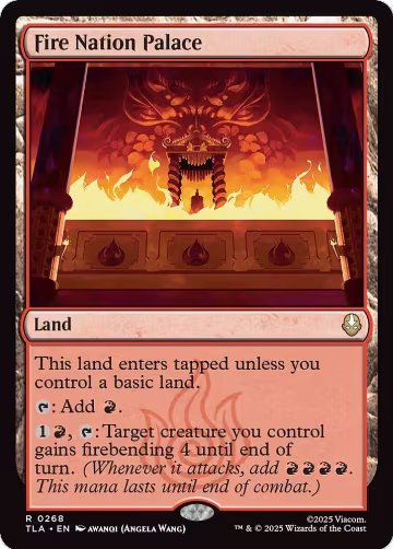 Fire Nation Palace (268), Avatar: The Last Airbender — Magic card price