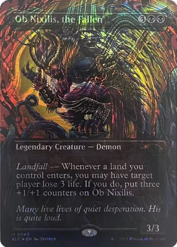 Ob Nixilis, the Fallen (Halo Foil) (42), Secret Lair Countdown Kit — Magic card price