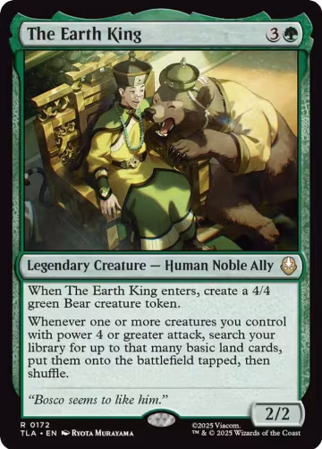 The Earth King (172), Avatar: The Last Airbender — Magic card price