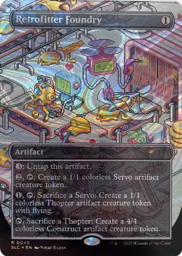 Retrofitter Foundry (Halo Foil) (45), Secret Lair Countdown Kit — Magic card price