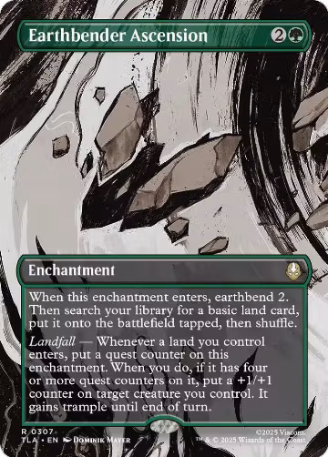 Earthbender Ascension (Borderless) (307), Avatar: The Last Airbender — Magic card price