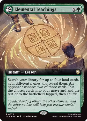 Elemental Teachings (Extended Art) (378), Avatar: The Last Airbender — Magic card price