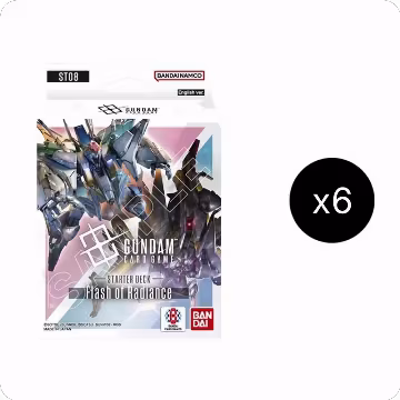 Starter Deck 08: Flash of Radiance Display, Starter Deck 08: Flash of Radiance — Gundam sealed product price
