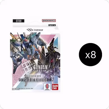Starter Deck 08: Flash of Radiance Display Case, Starter Deck 08: Flash of Radiance — Gundam sealed product price