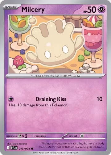 Milcery (043/094), Phantasmal Flames — Pokémon card price
