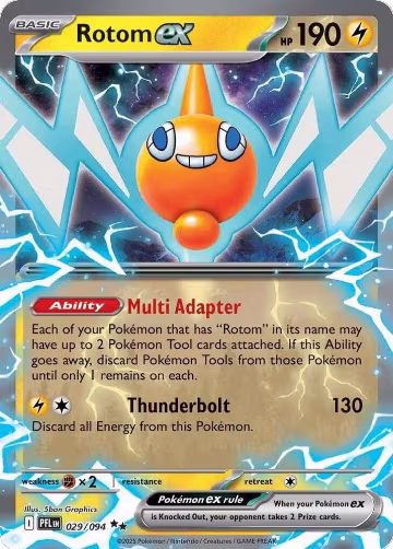 Rotom ex - 029/094 (029/094), Phantasmal Flames — Pokémon card price