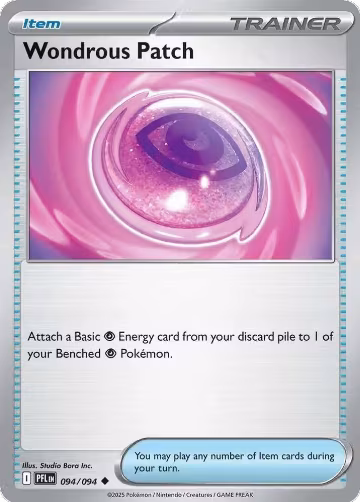 Wondrous Patch (094/094), Phantasmal Flames — Pokémon card price