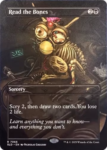Read the Bones (7066) (7066), Secret Lair Drop Series — Magic card price