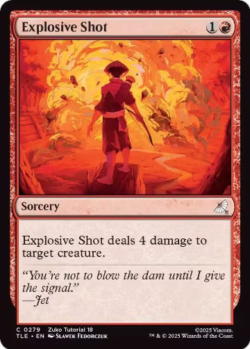 Explosive Shot (0279) (279), Avatar: The Last Airbender: Eternal-Legal — Magic card price