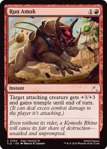 Run Amok (0284) (284), Avatar: The Last Airbender: Eternal-Legal — Magic card price