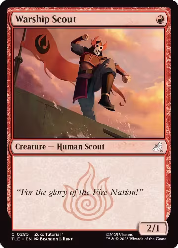 Warship Scout (0285) (285), Avatar: The Last Airbender: Eternal-Legal — Magic card price