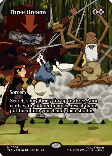 Three Dreams (Borderless) (8), Avatar: The Last Airbender: Eternal-Legal — Magic card price