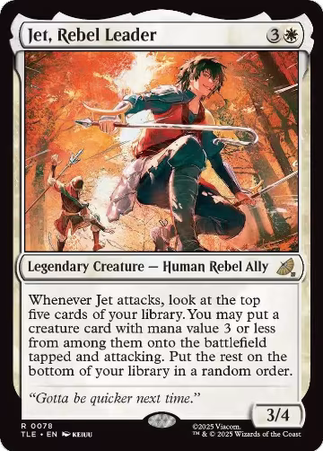 Jet, Rebel Leader (78), Avatar: The Last Airbender: Eternal-Legal — Magic card price