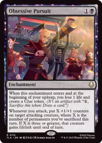 Obsessive Pursuit (112), Avatar: The Last Airbender — Magic card price