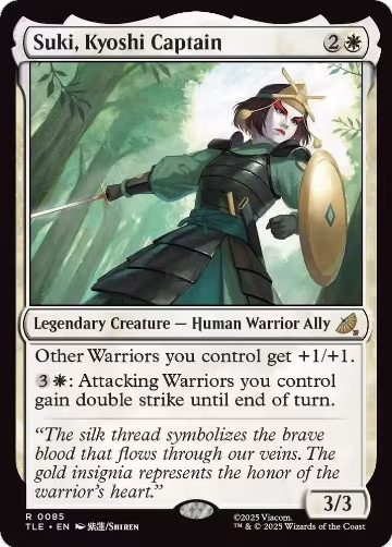 Suki, Kyoshi Captain (85), Avatar: The Last Airbender: Eternal-Legal — Magic card price