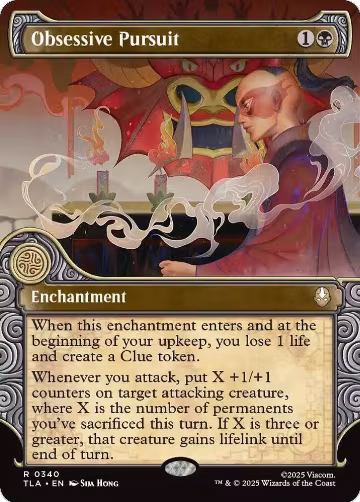 Obsessive Pursuit (Showcase) (340), Avatar: The Last Airbender — Magic card price