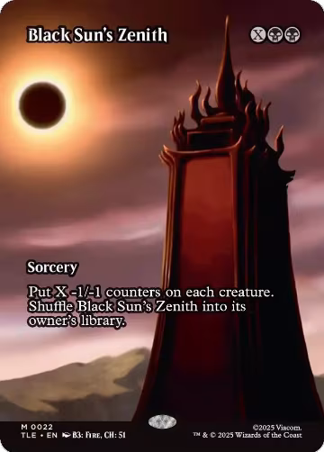 Black Sun's Zenith (Borderless) (22), Avatar: The Last Airbender: Eternal-Legal — Magic card price