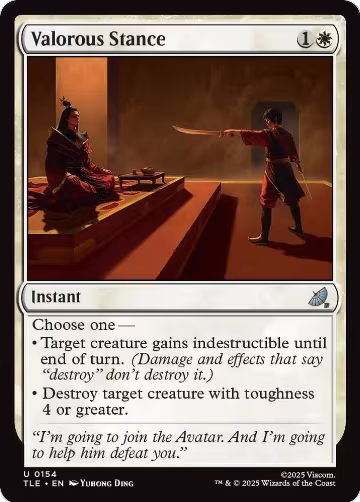 Valorous Stance (154), Avatar: The Last Airbender: Eternal-Legal — Magic card price