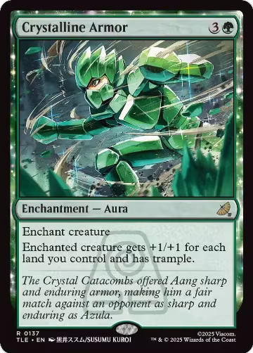 Crystalline Armor (137), Avatar: The Last Airbender: Eternal-Legal — Magic card price
